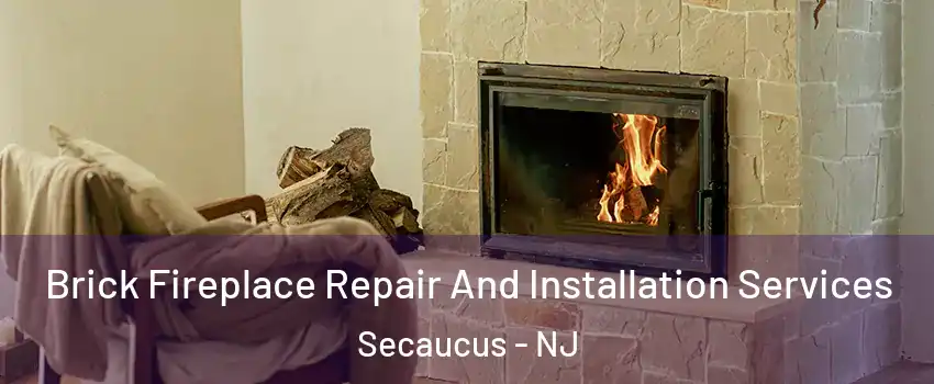 Brick Fireplace Repair And Installation Services Secaucus - NJ