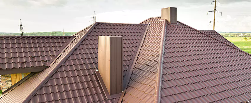 Residential Chimney Flashing Restoration in Secaucus, NJ