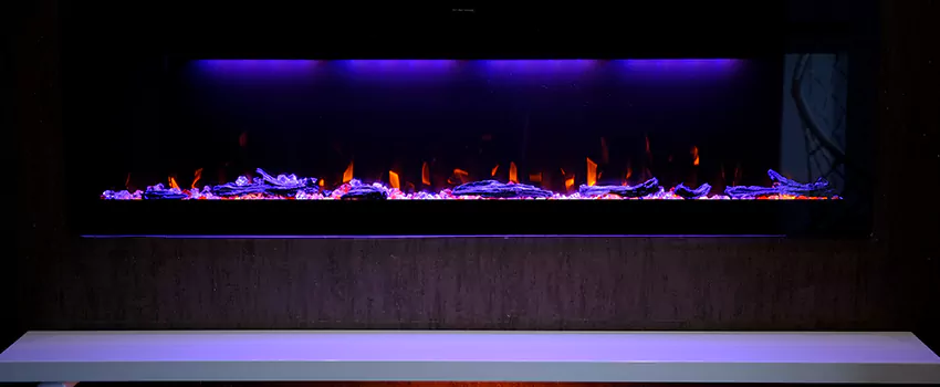 Dynamic Flame Color Fireplace Installation in Secaucus, NJ