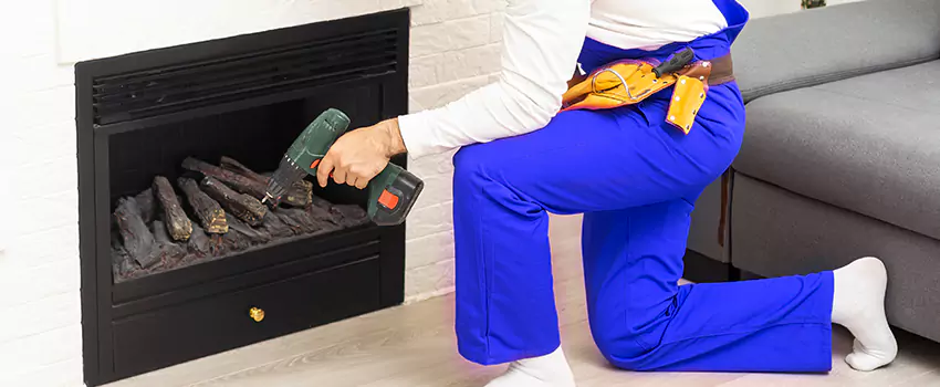 New Gas Fireplace Installation in Secaucus, NJ