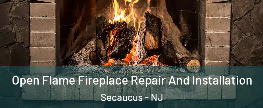  Open Flame Fireplace Repair And Installation Secaucus - NJ